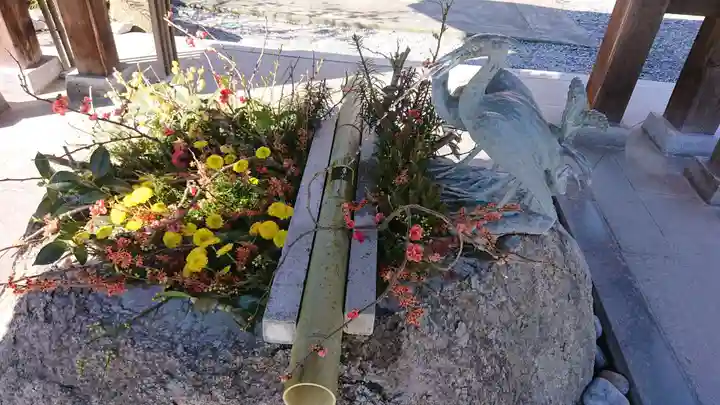 白鷺神社の手水舎