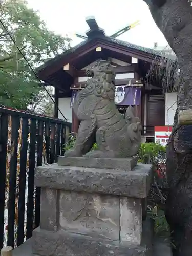 稲毛神社の狛犬