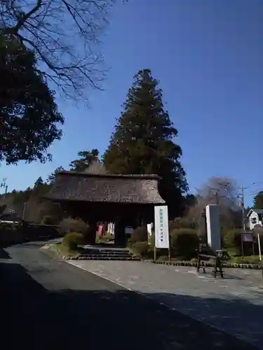 塩船観音寺の山門・神門