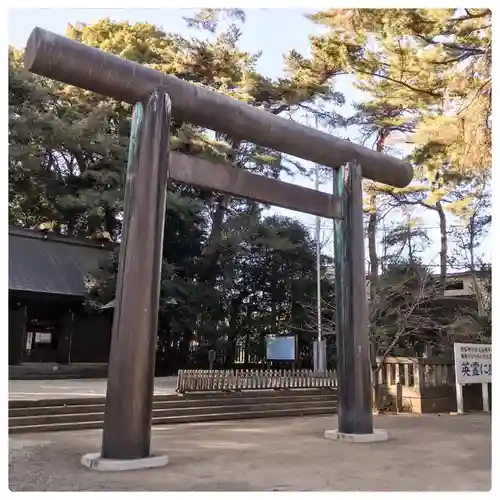 埼玉縣護國神社の鳥居