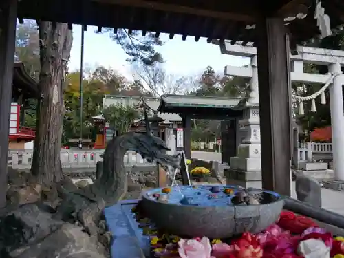 玉村八幡宮の手水