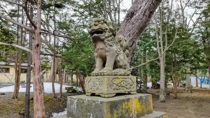 栗沢神社の狛犬
