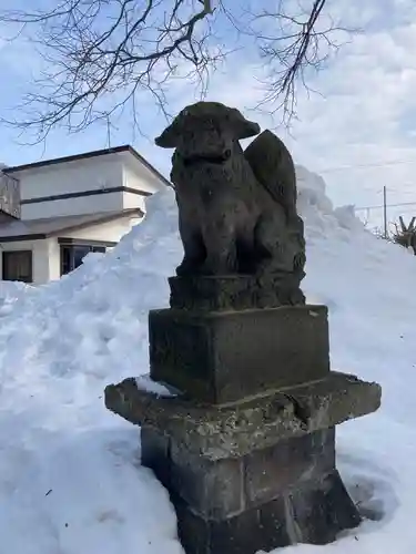 栗山天満宮の狛犬