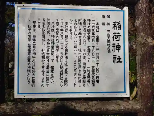 稲荷神社の歴史