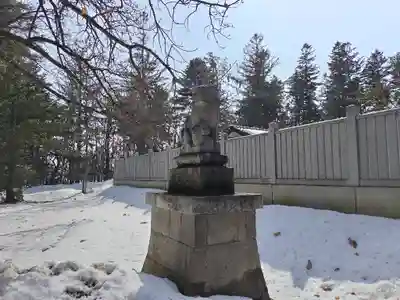 音更神社の狛犬