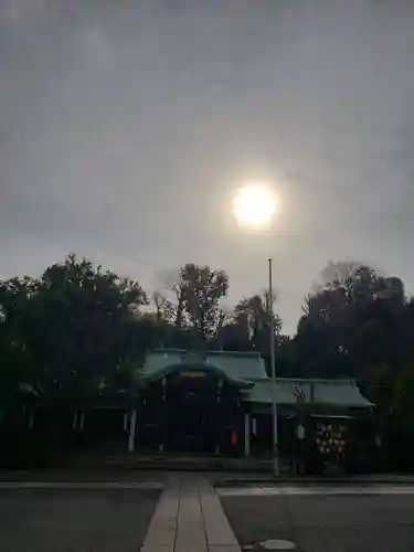 白金氷川神社の本殿・本堂