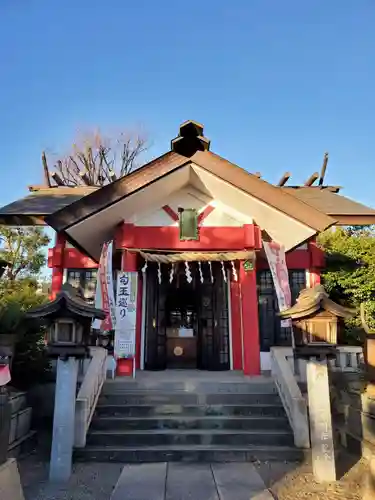 元郷氷川神社の本殿・本堂