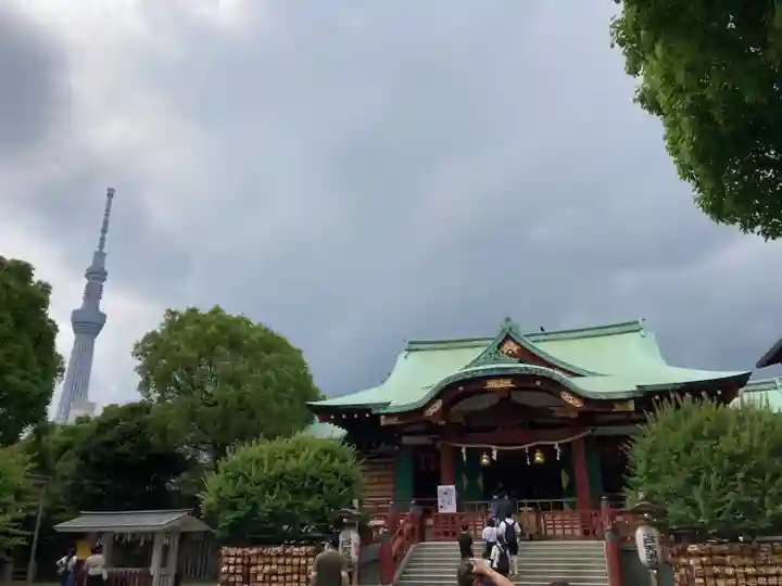亀戸天神社の本殿・本堂