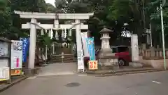 太子堂八幡神社の鳥居