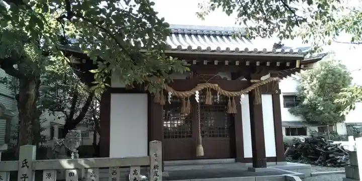 東園田東 白井神社の本殿・本堂