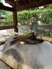 龍田大社の手水