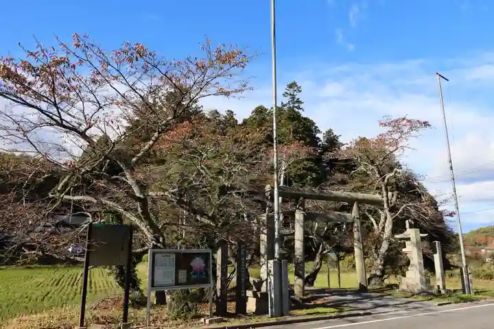 鹿島大神宮の鳥居