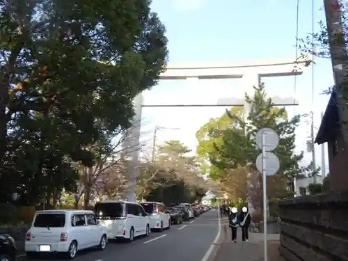 寒川神社の鳥居