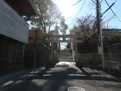 真田山 三光神社の鳥居