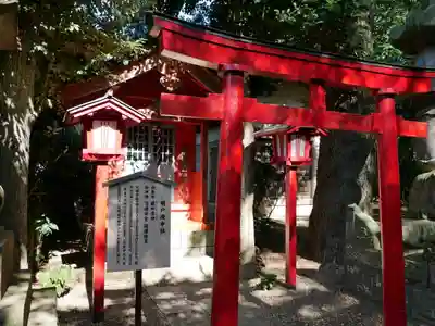 岩槻久伊豆神社の末社・摂社