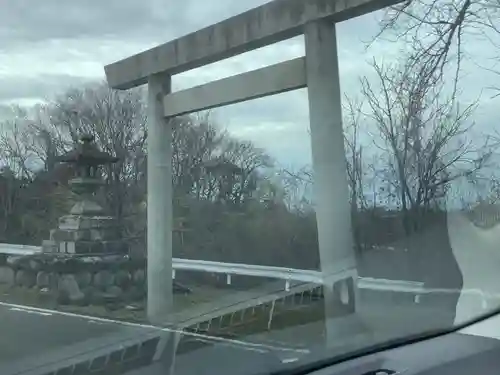 川島神社の鳥居