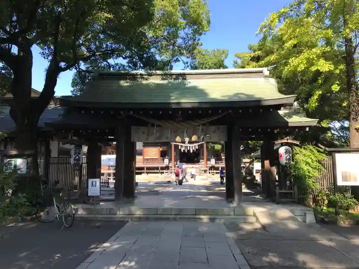 葛飾八幡宮の山門・神門