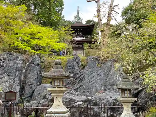 石山寺の庭園