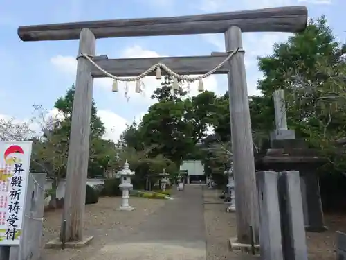 鎌数伊勢大神宮の鳥居