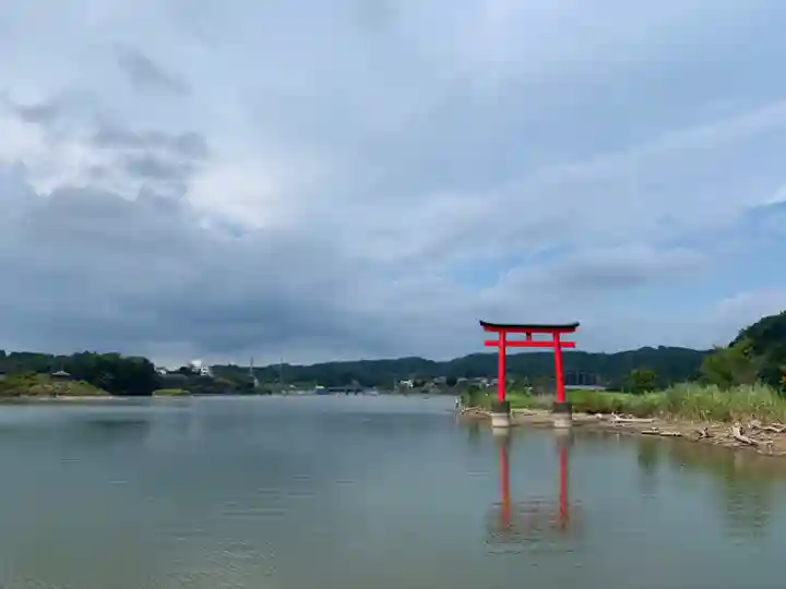 亀山水天宮の景色