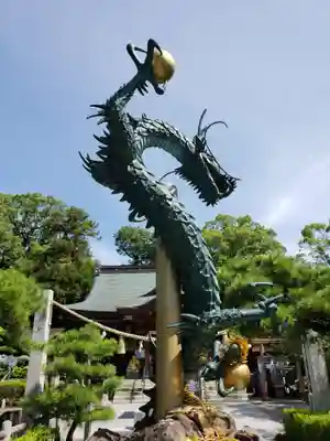 田村神社の狛犬