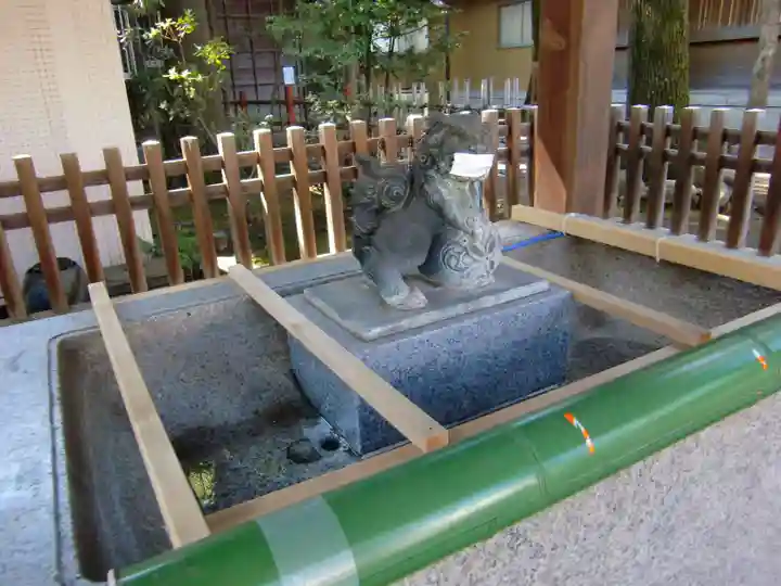 井草八幡宮の手水舎