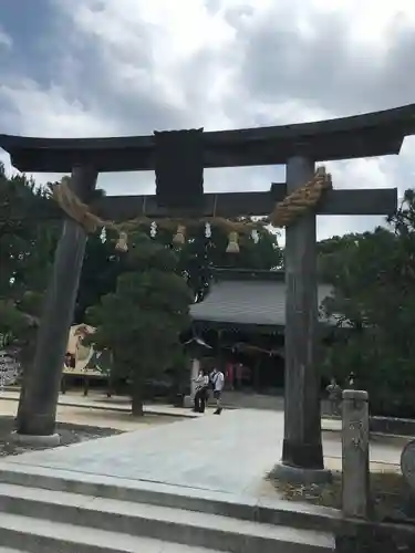 松陰神社の鳥居