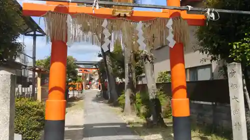 紫竹貴船神社の鳥居