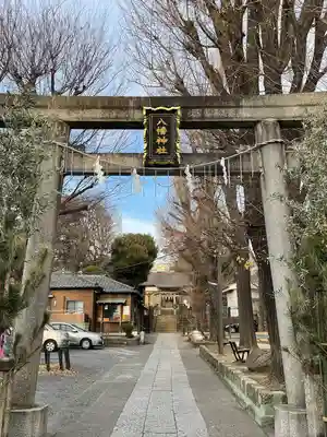 上田端八幡神社の鳥居