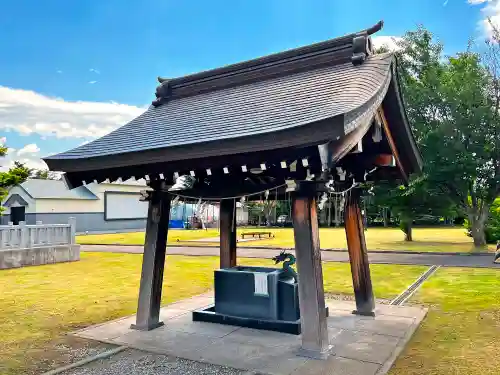 美瑛神社の手水