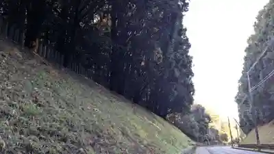 明治天皇伏見桃山陵の自然