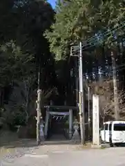 日光大室高龗神社の鳥居