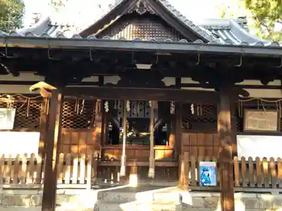 鴨高田神社の本殿・本堂