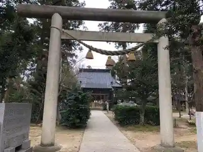 本村井神社の鳥居