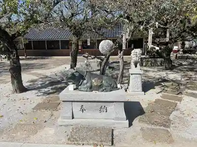 綱敷天満宮の狛犬