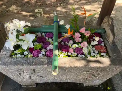 日部神社の手水