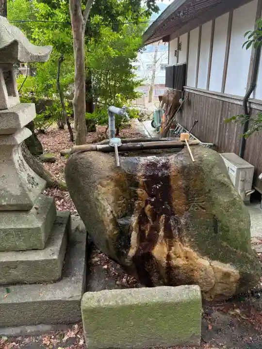 久佐々神社の手水舎