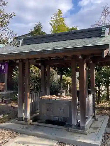 筑土八幡神社の手水舎