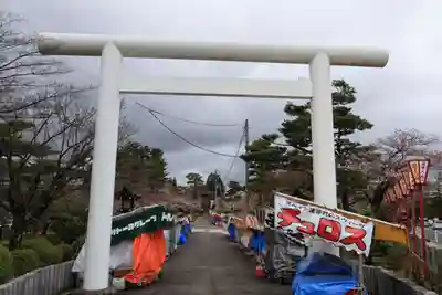 開成山大神宮の鳥居