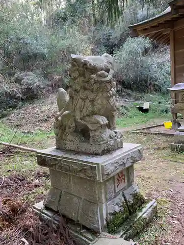 白山神社の狛犬