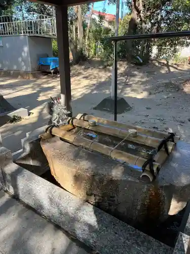 八劔神社（森孝）の手水舎