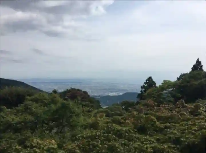 大山阿夫利神社の景色