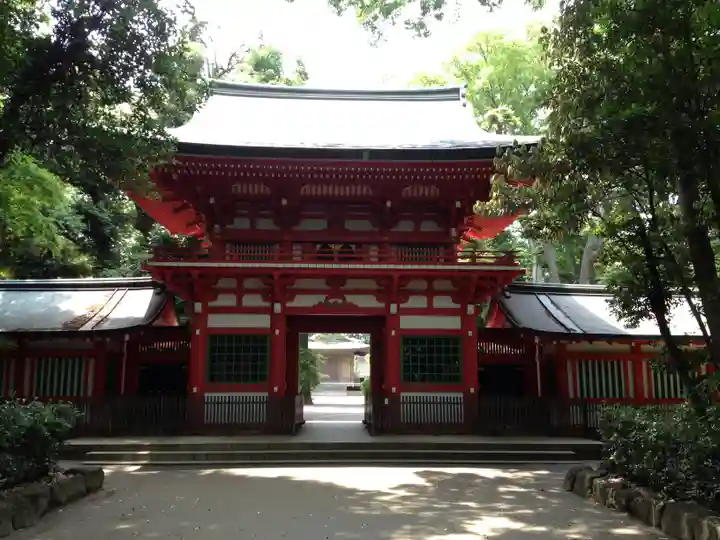 井草八幡宮の山門・神門