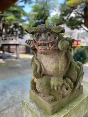 八幡橋八幡神社の狛犬