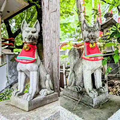 王子稲荷神社の狛犬