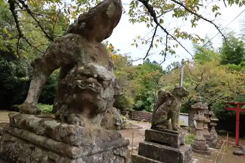 松江城山稲荷神社の狛犬