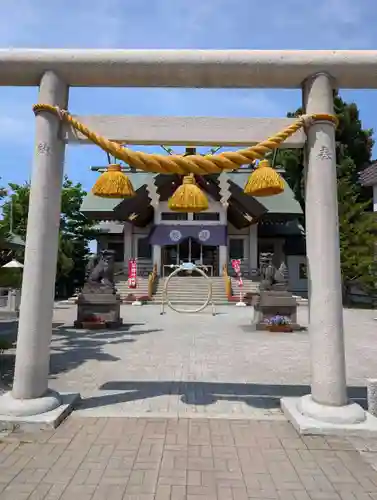 烈々布神社の鳥居