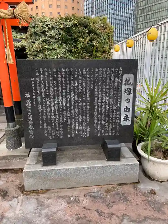 福永稲荷大明神の歴史