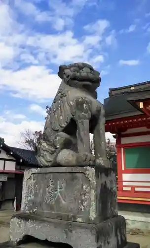 石和八幡宮(官知物部神社)の狛犬