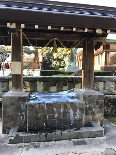 松江護國神社の手水舎